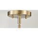 Easton 3 Light 16 inch Burnished Brass Pendant Ceiling Light