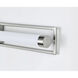 Canal LED 36 inch Brushed Nickel Bath Vanity Light Wall Light