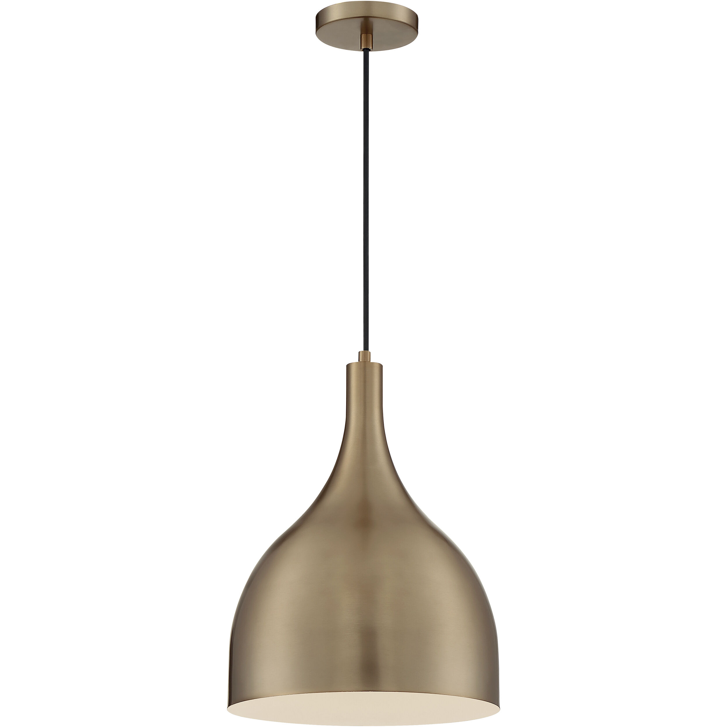 Bellcap 1 Light 12 inch Burnished Brass Pendant Ceiling Light