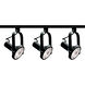 Brentwood 3 Light 120V Black Track Lighting Ceiling Light