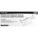 Running Man LED 19.74 inch Brushed Aluminum Exit & Emergency Ceiling Light