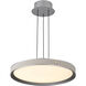 Bandon LED 19.5 inch Gray Pendant Ceiling Light