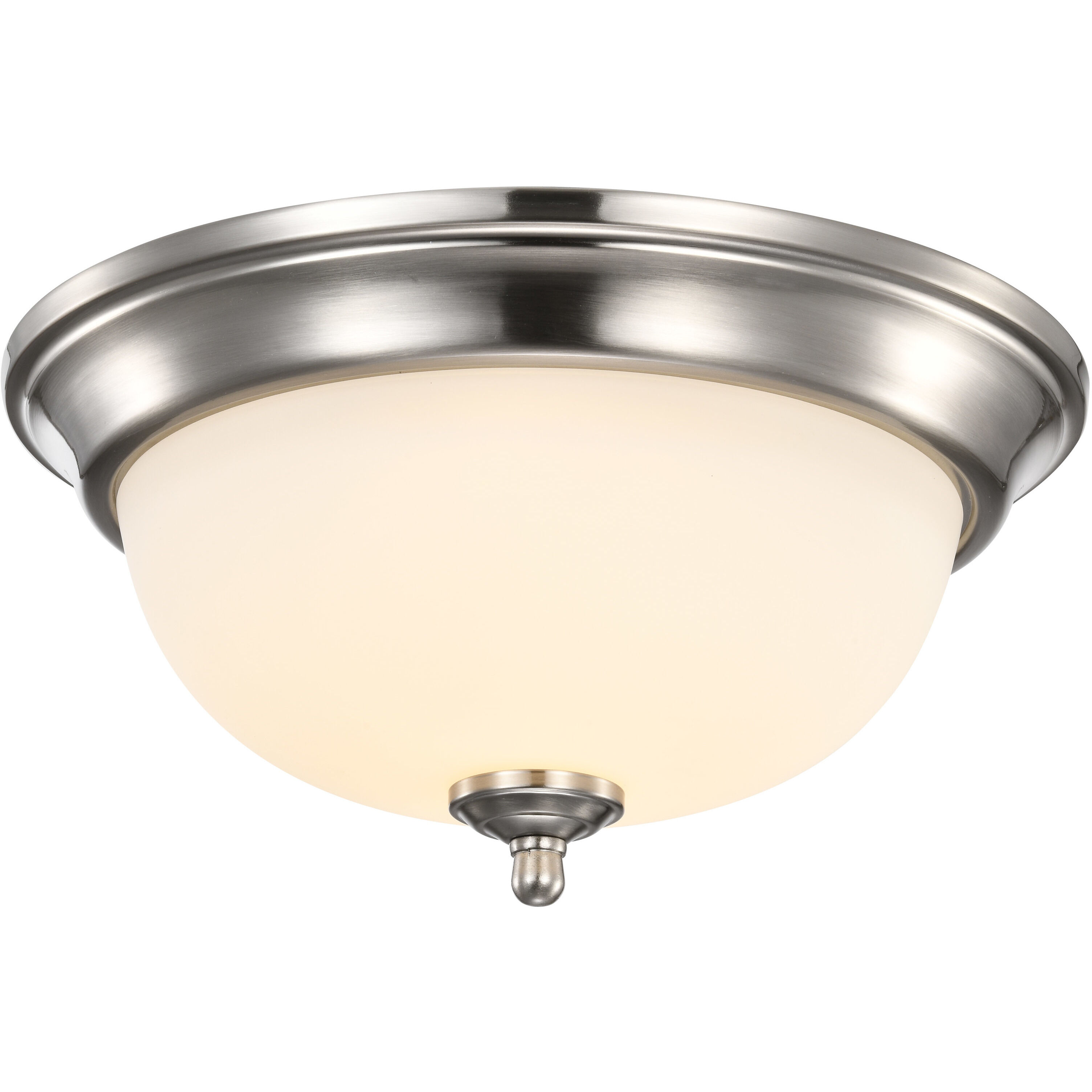 Brentwood LED 13 inch Brushed Nickel LED Flush Mount Ceiling Light