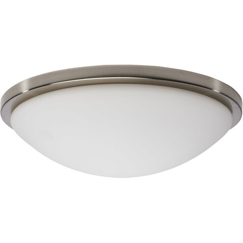 Button LED 17 inch Brushed Nickel LED Flush Mount Ceiling Light