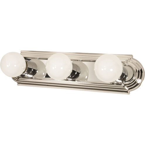 Brentwood 3 Light 18 inch Polished Chrome Vanity Light Wall Light