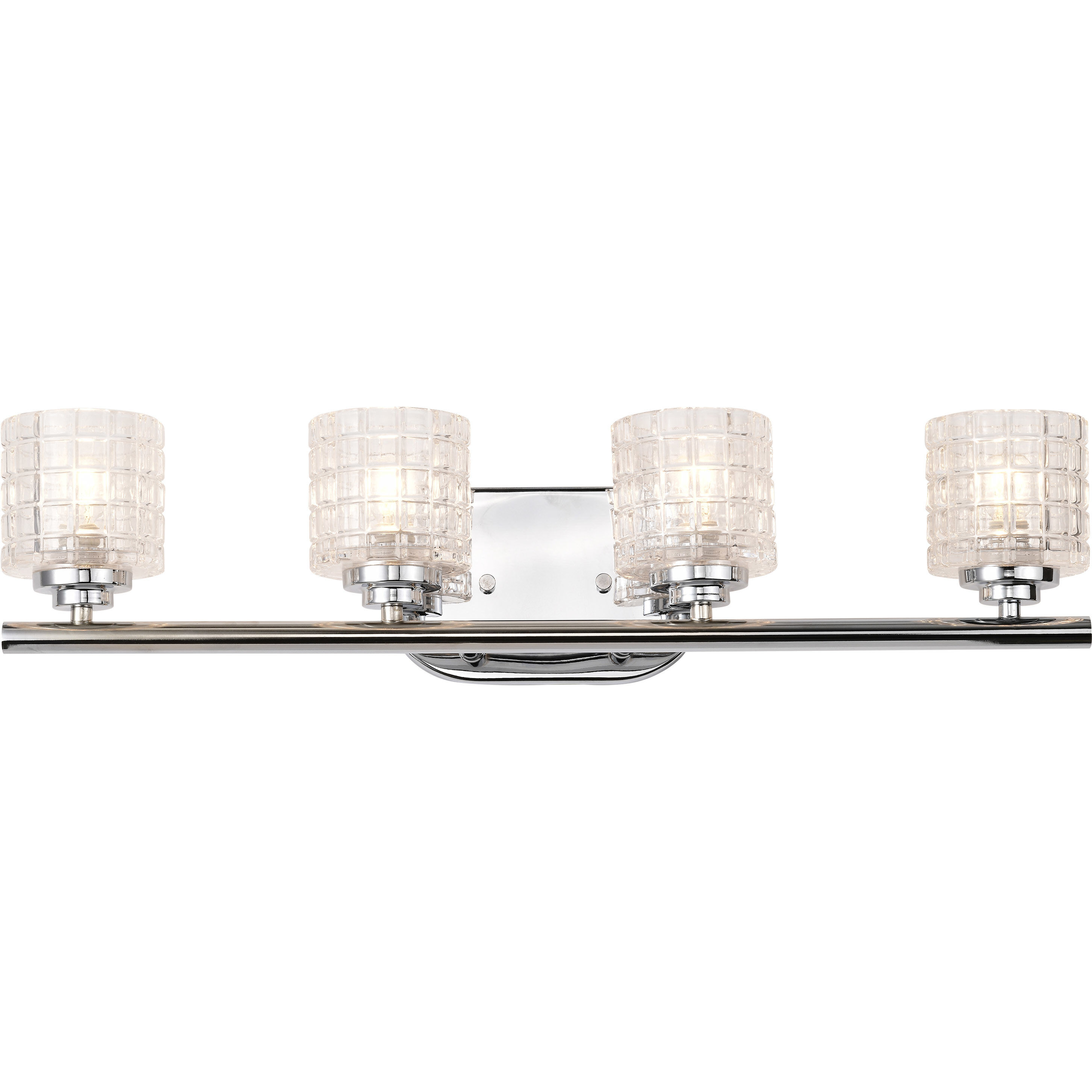 Votive 4 Light 25 inch Polished Nickel Vanity Light Wall Light