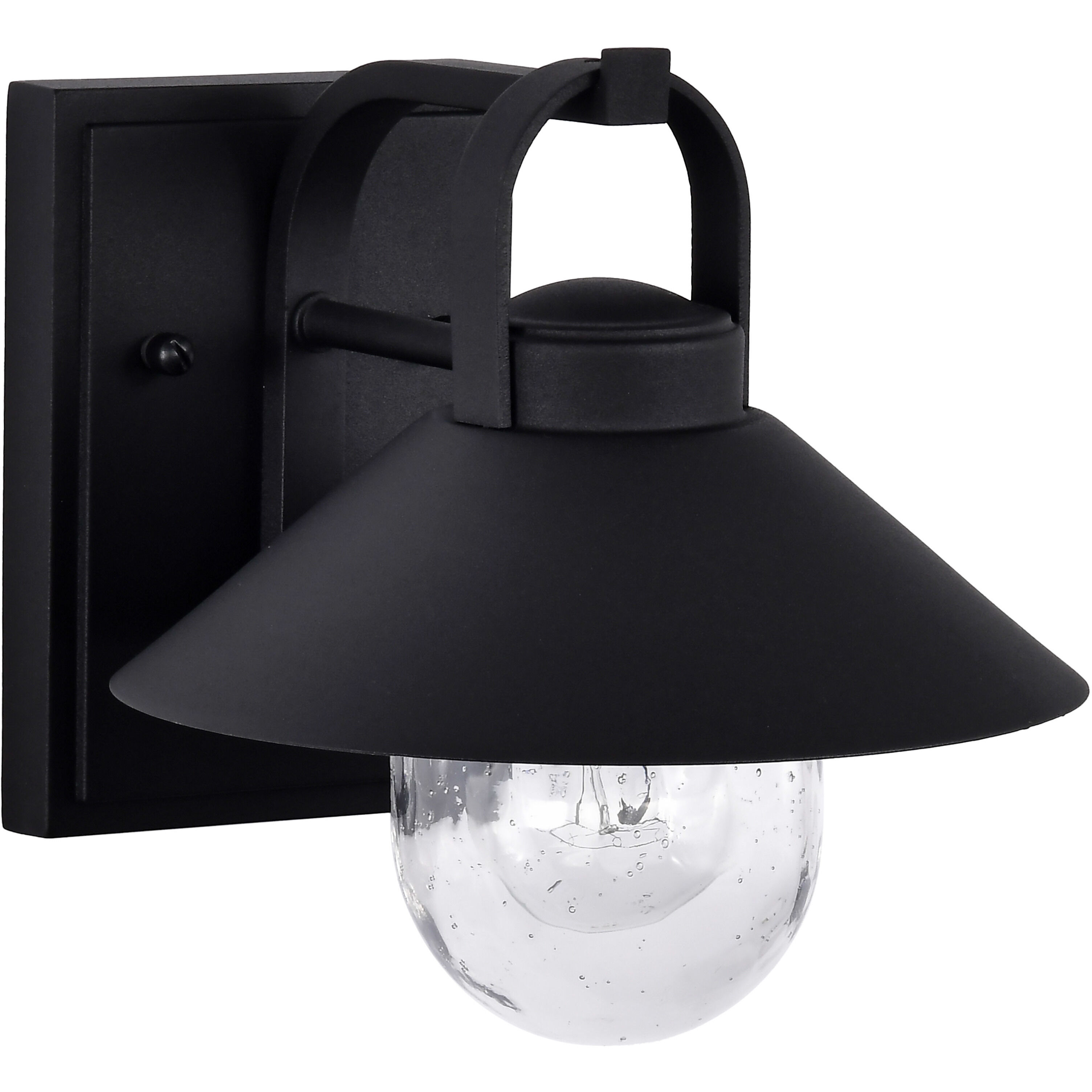 Ridge 8.13 inch Black Outdoor Wall Light