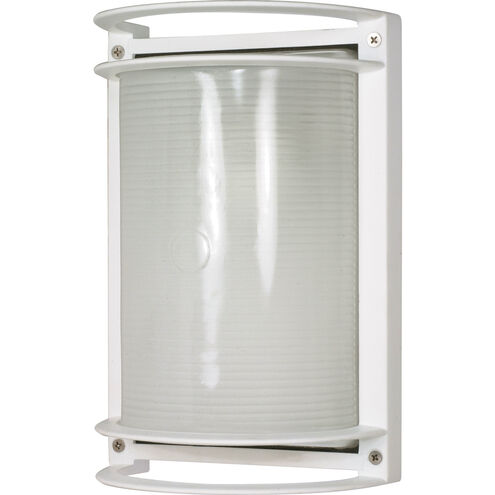 Brentwood 1 Light 10 inch Semi Gloss White Outdoor Bulk Head, Rectangle