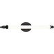 Edgeworth LED 27.75 inch Matte Black Vanity Light Wall Light