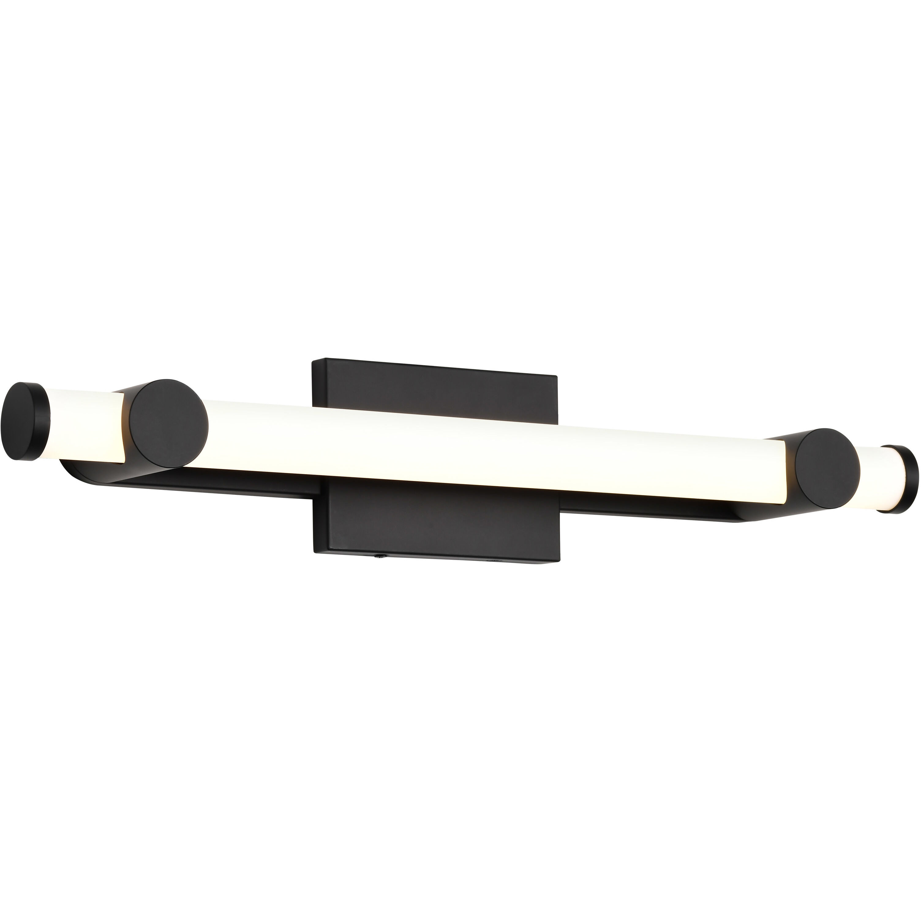 Bowman LED 24 inch Matte Black Vanity Light Wall Light