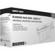 Running Man Brushed Aluminum Exit Sign