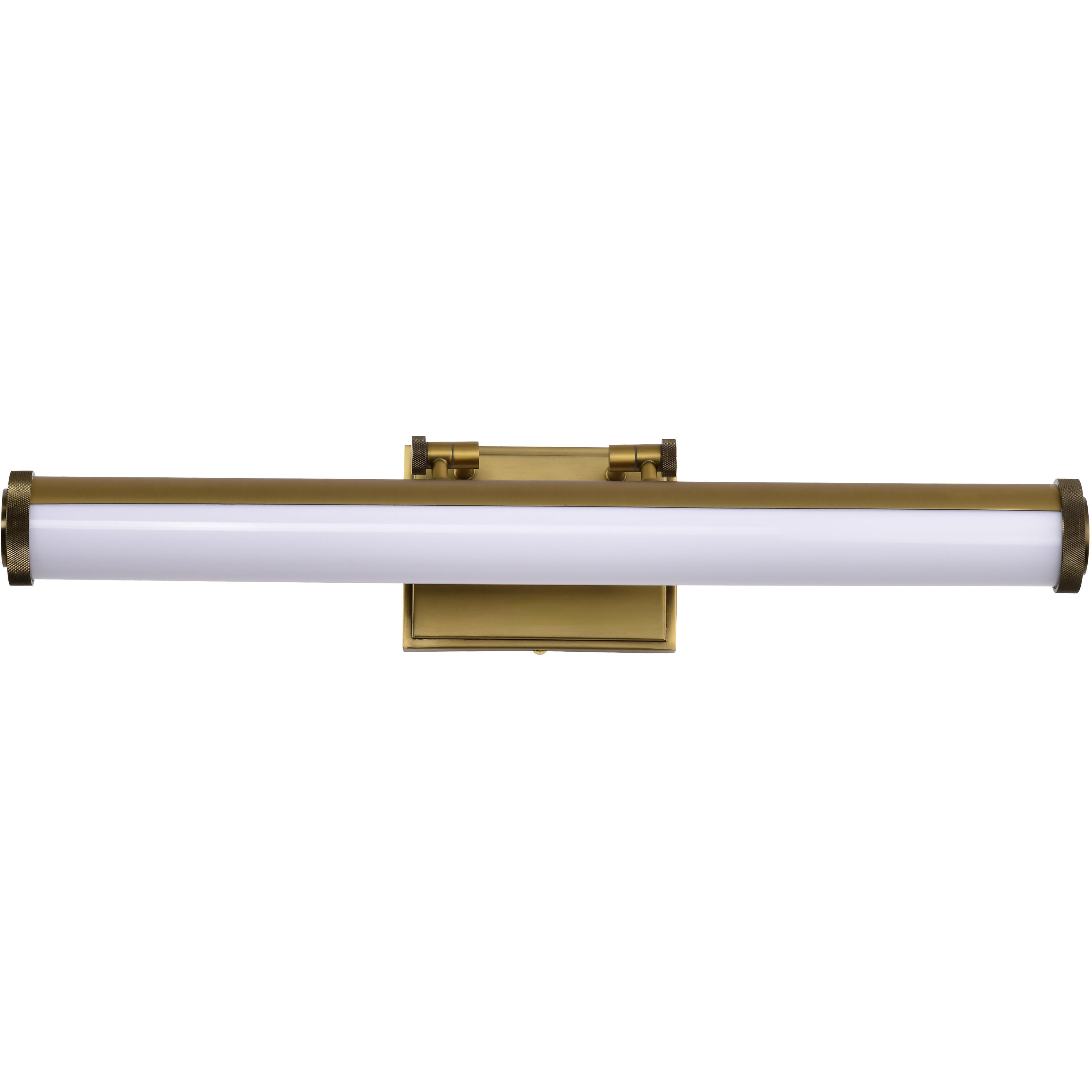 Cora LED 24.25 inch Vintage Brass Vanity Wall Light
