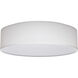 Brentwood LED 15 inch White Fabric Flush Mount Ceiling Light