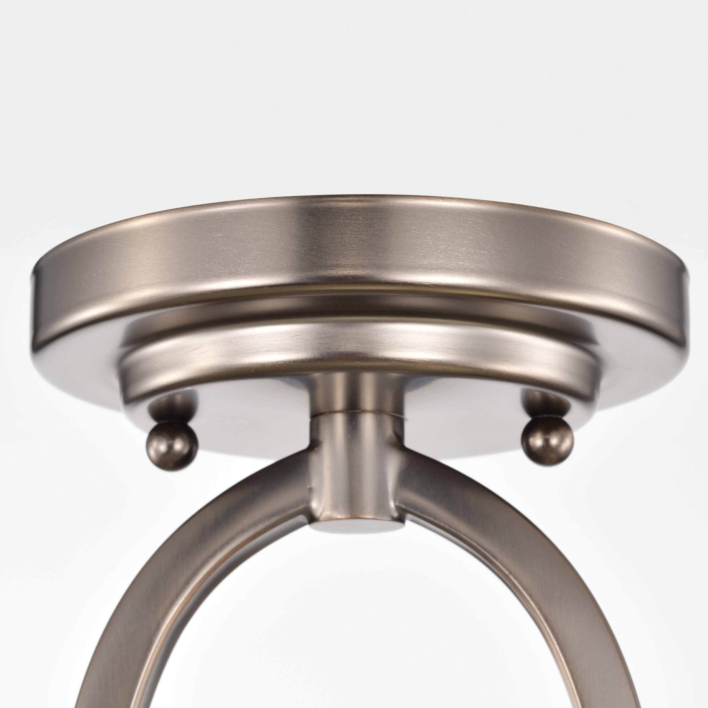 Harlow 3 Light 15 inch Hazel Bronze Semi Flush Mount Ceiling Light