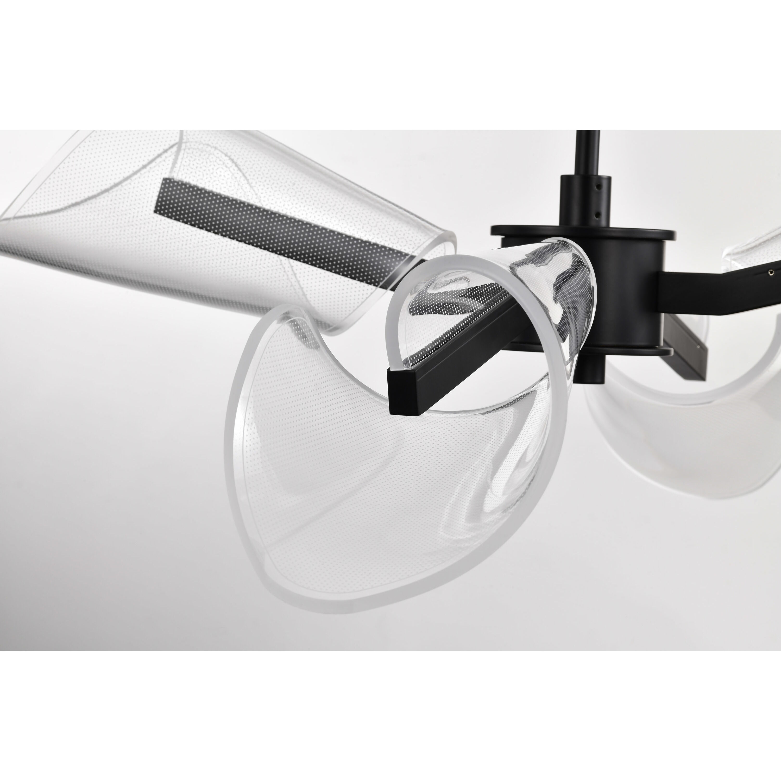 Sedona LED 27.13 inch Matte Black Chandelier Ceiling Light