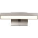 Mila LED 12.2 inch Brushed Nickel Vanity Wall Light