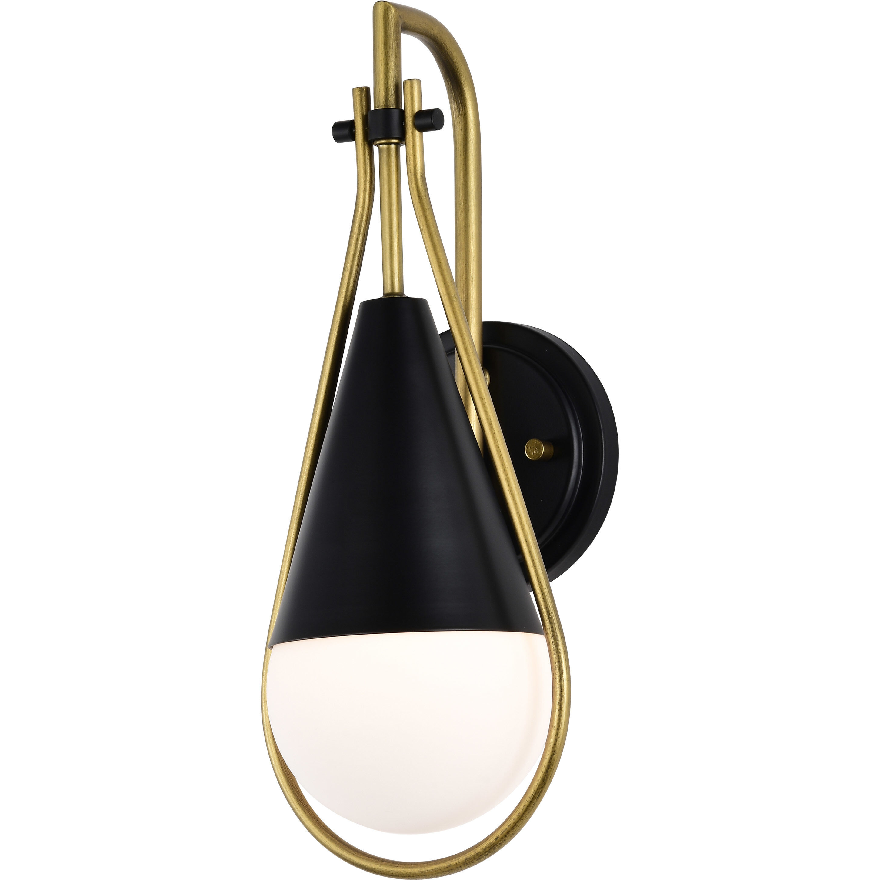 Admiral 1 Light 6.5 inch Matte Black Wall Sconce Wall Light