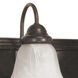 Ballerina 4 Light 30 inch Old Bronze Vanity Light Wall Light