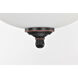 Brentwood LED 10.88 inch Mahogany Bronze LED Flush Mount Ceiling Light