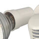Brentwood 2 Light 5 inch White Outdoor Flood Light