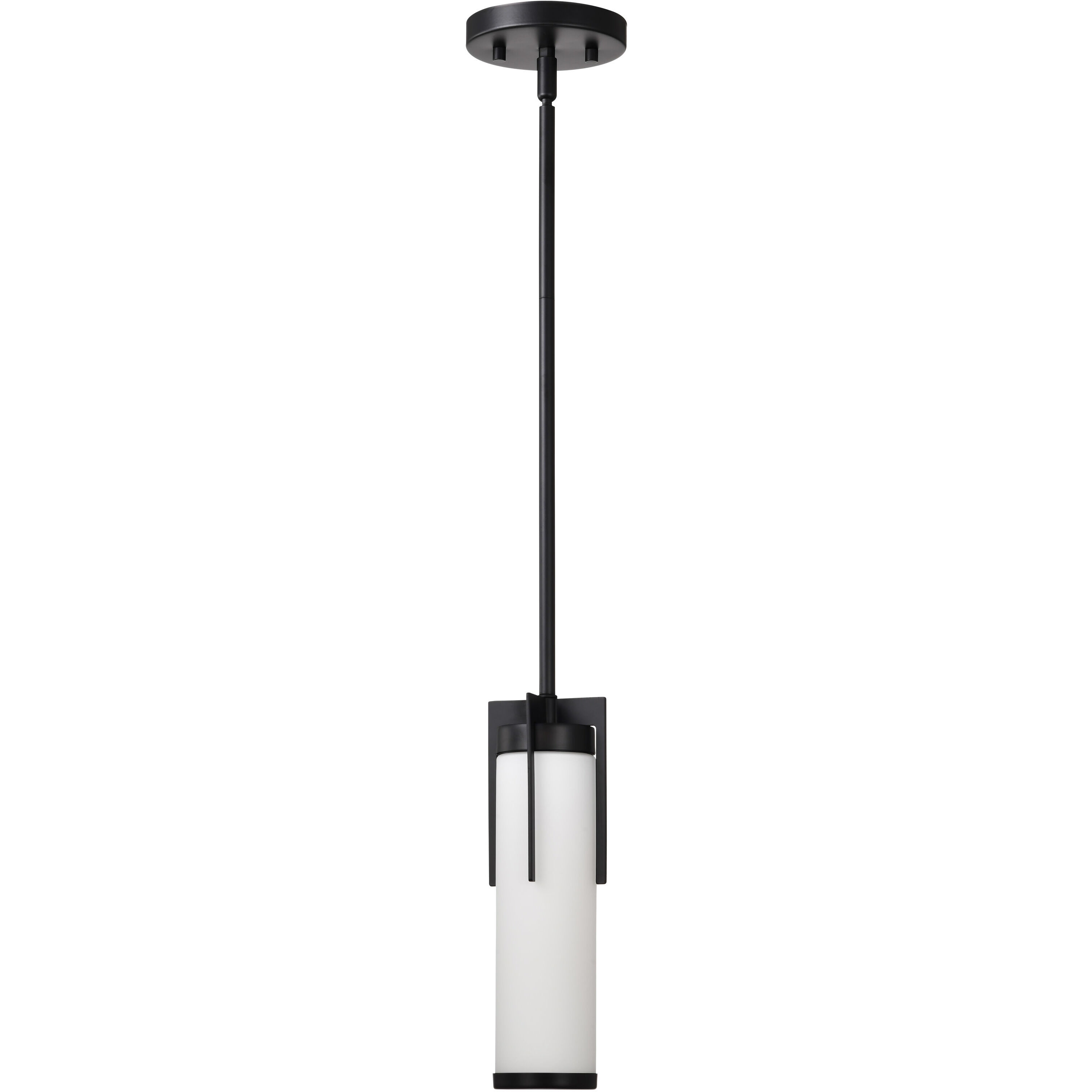 Roselle 3.75 inch Matte Black Pendant Ceiling Light