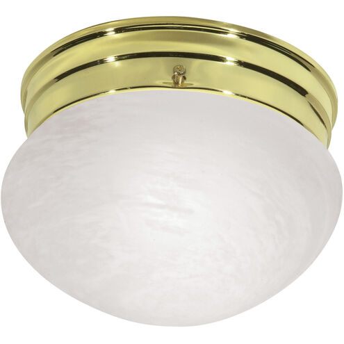 Brentwood 1 Light 8 inch Polished Brass Flush Mount Ceiling Light