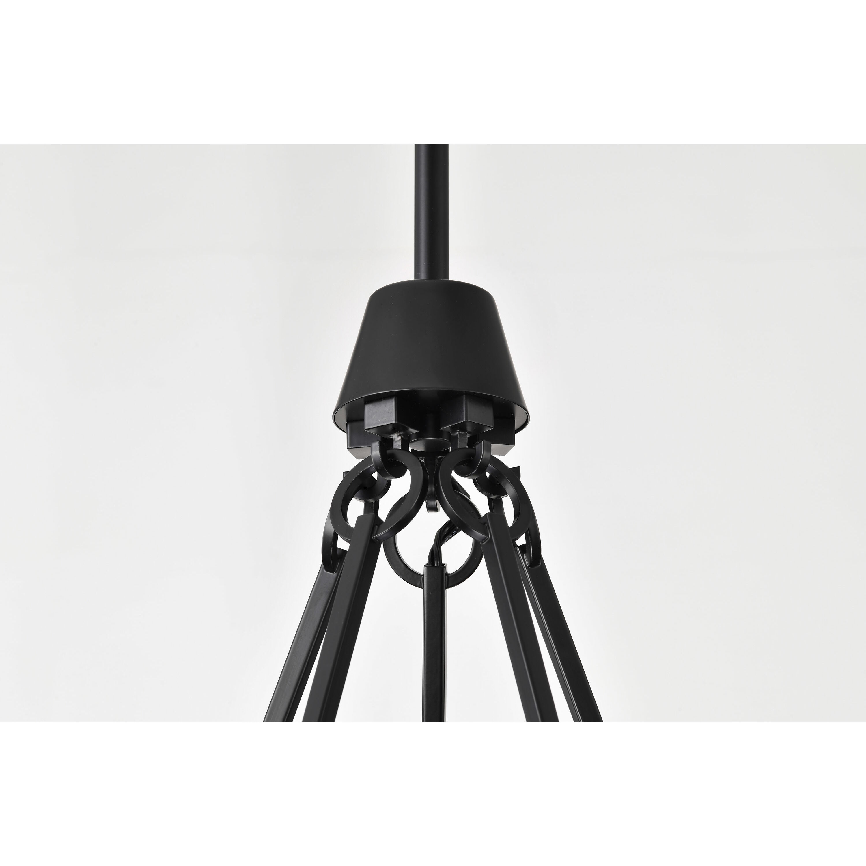 Valentine 30 inch Black Chandelier Ceiling Light