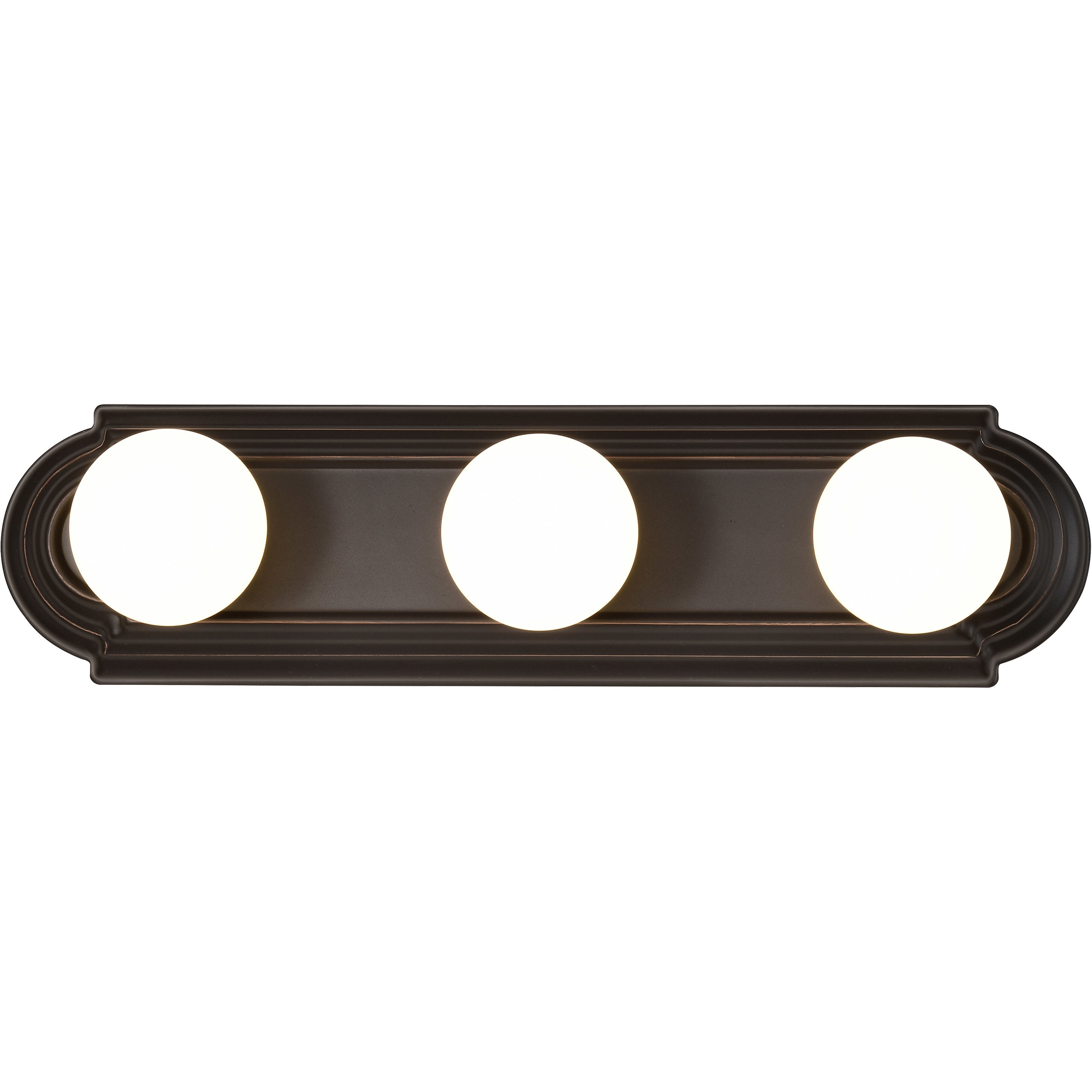 Brentwood 3 Light 18 inch Mahogany Bronze Vanity Light Wall Light