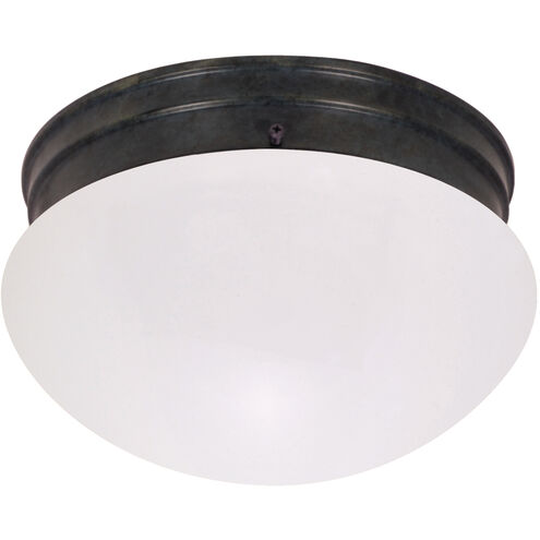 Brentwood 2 Light 10 inch Mahogany Bronze Flush Mount Ceiling Light