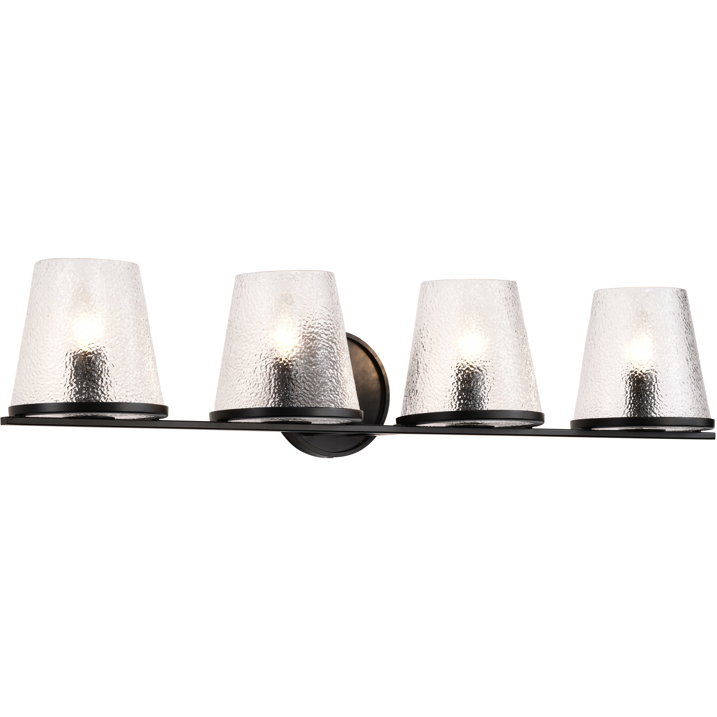Valentine 32 inch Black Vanity Wall Light