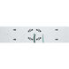 ColorQuick LED 4.4 inch White Linear Strip Ceiling Light
