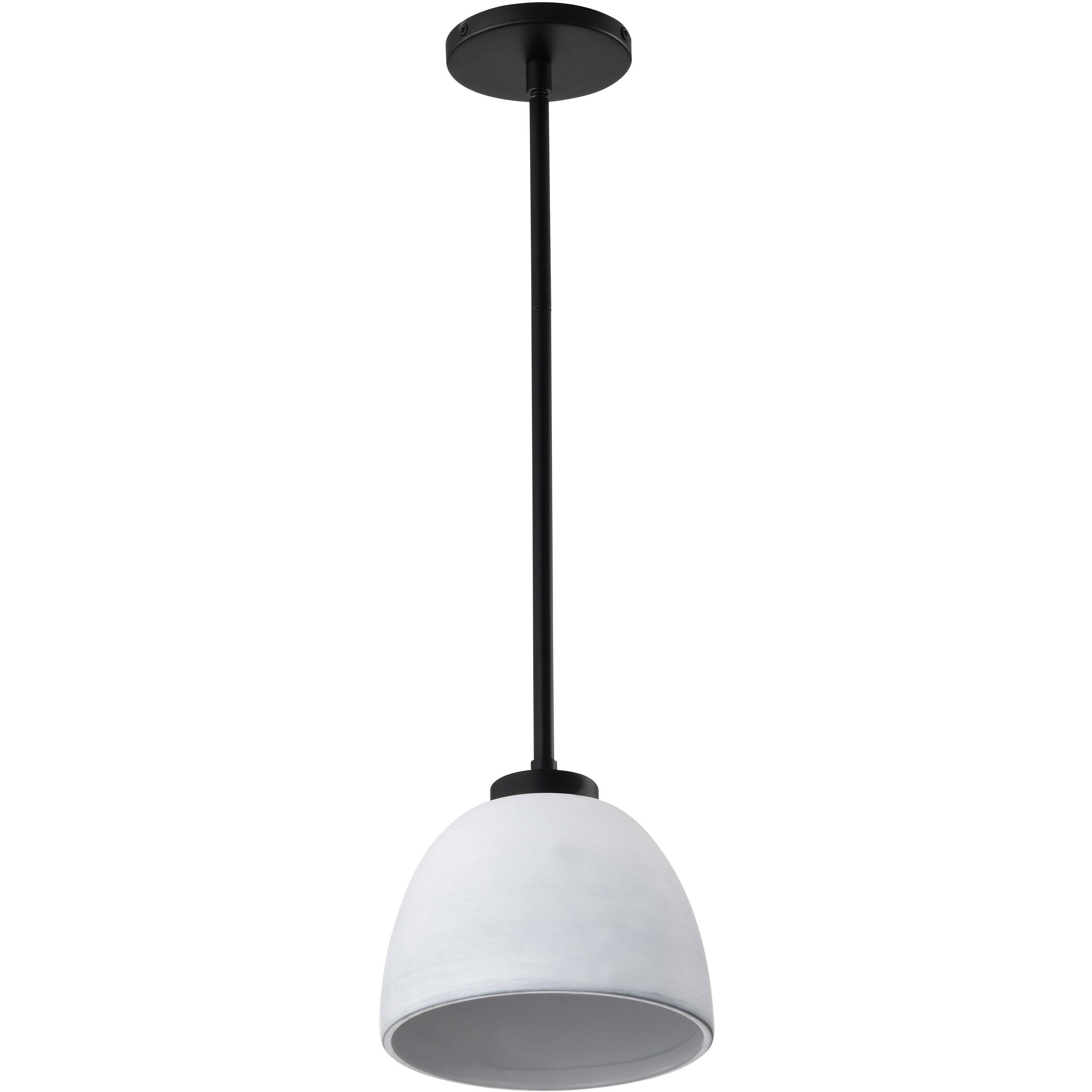 Collins 7.5 inch Matte Black Pendant Ceiling Light