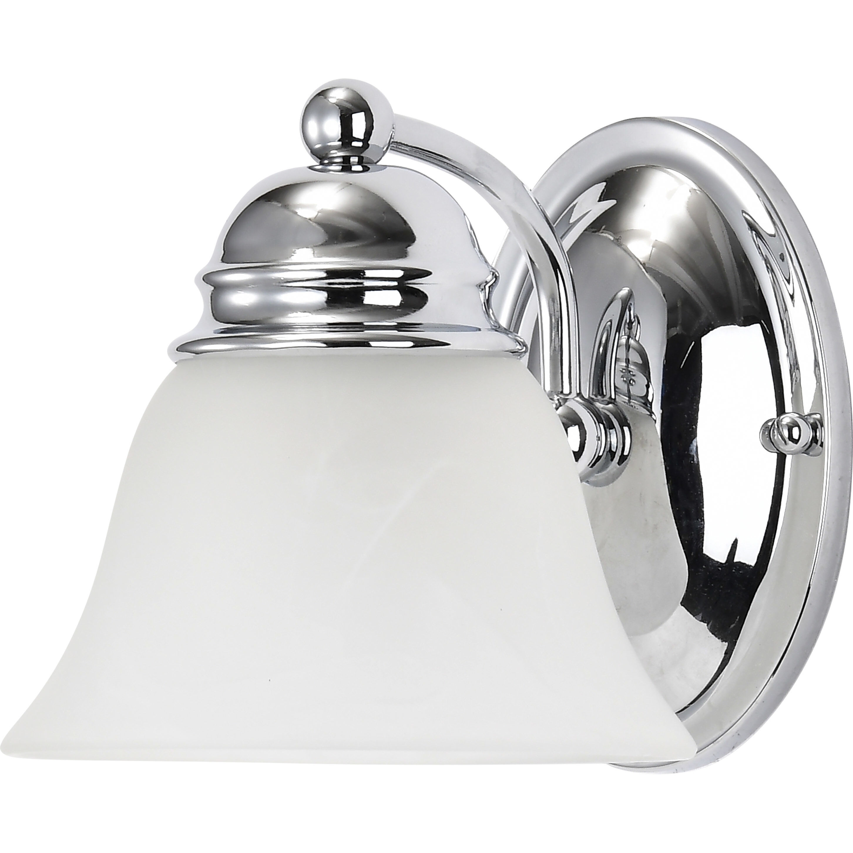 Empire 1 Light 6 inch Polished Chrome Vanity Light Wall Light