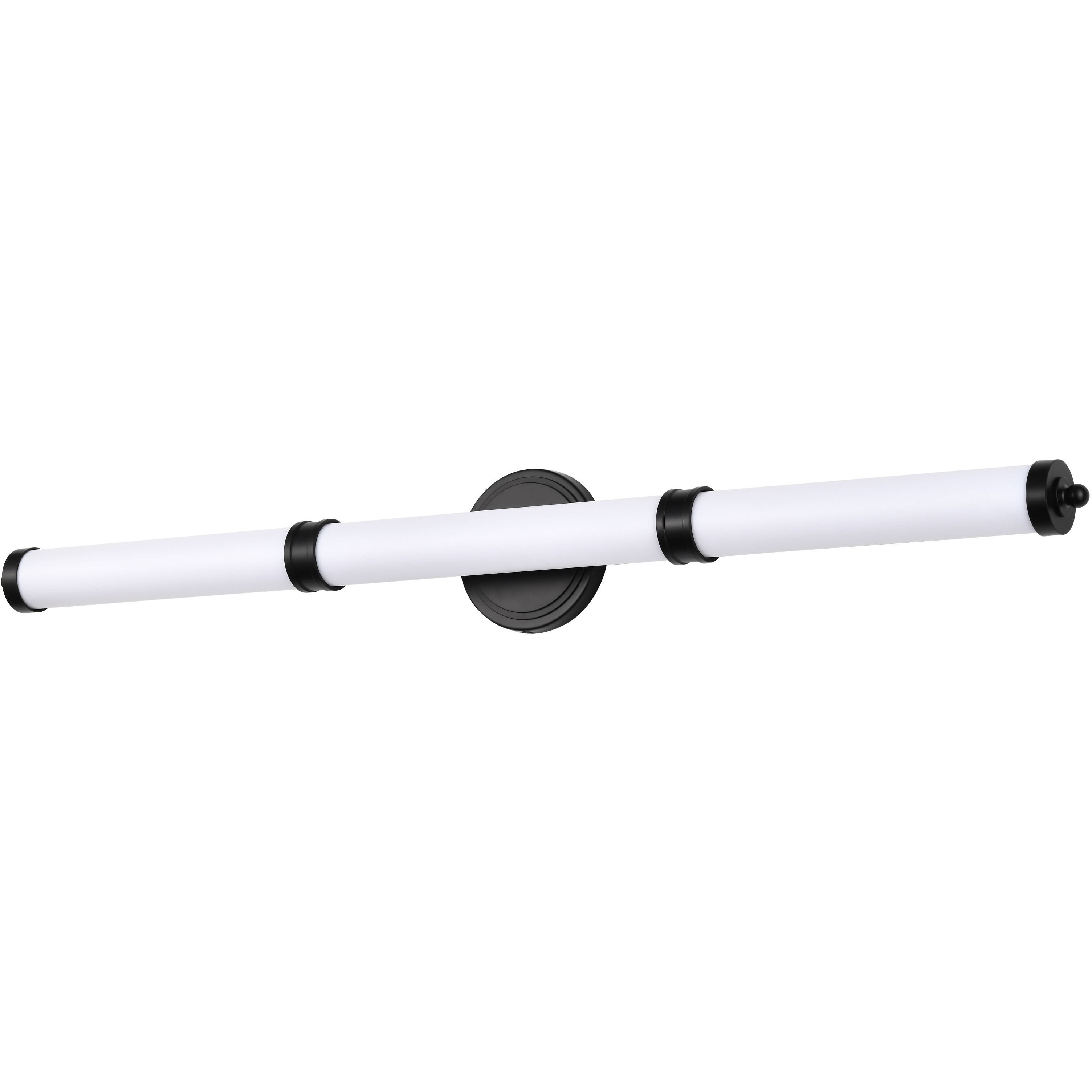 Kagen LED 37.58 inch Matte Black Bath Vanity Light Wall Light