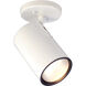 Brentwood 1 Light White Semi Flush Mount Ceiling Light