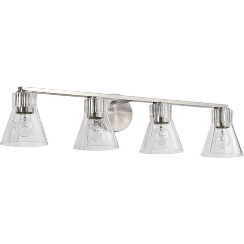 Gianna 33.25 inch Brushed Nickel Vanity Wall Light