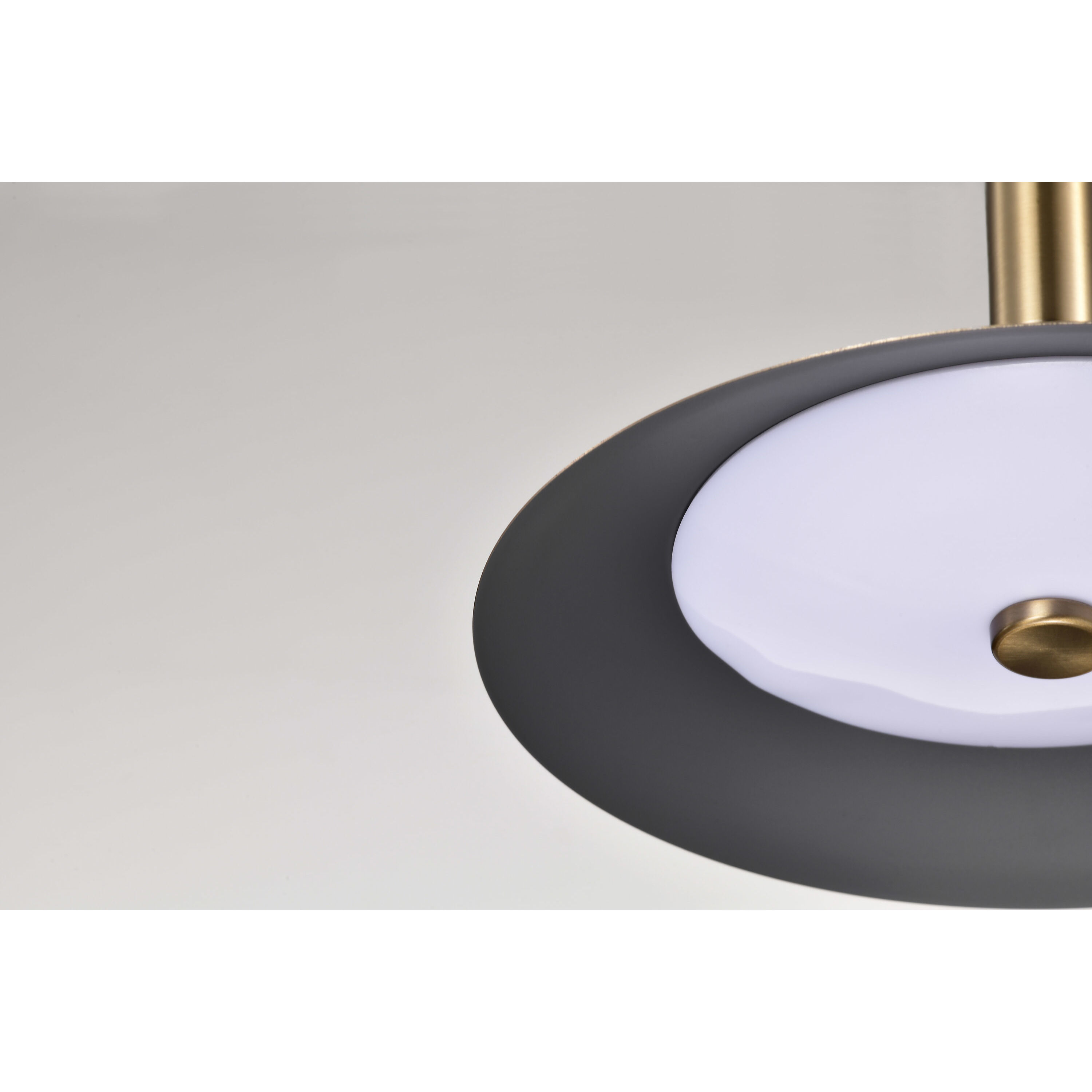 Corrine LED 9.88 inch Burnished Brass Pendant Ceiling Light