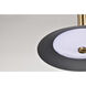 Corrine LED 9.88 inch Burnished Brass Pendant Ceiling Light