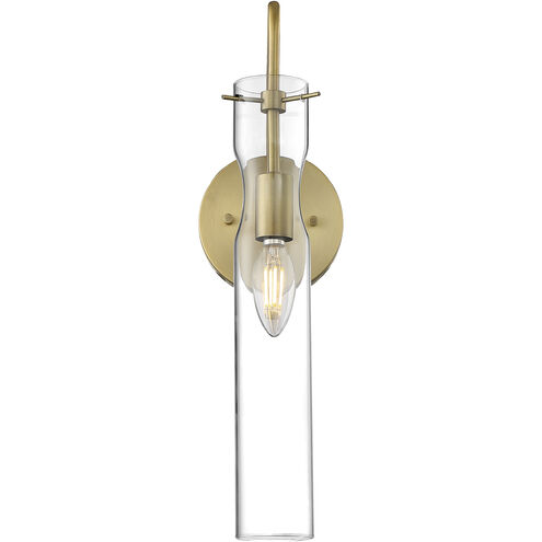 Spyglass 1 Light 5 inch Vintage Brass Vanity Light Wall Light
