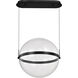 Arvada LED 20.5 inch Matte Black Pendant Ceiling Light