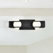 Jenkins LED 15.5 inch Matte Black Vanity Light Wall Light