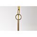 Liam 4.13 inch Burnished Brass Pendant Ceiling Light