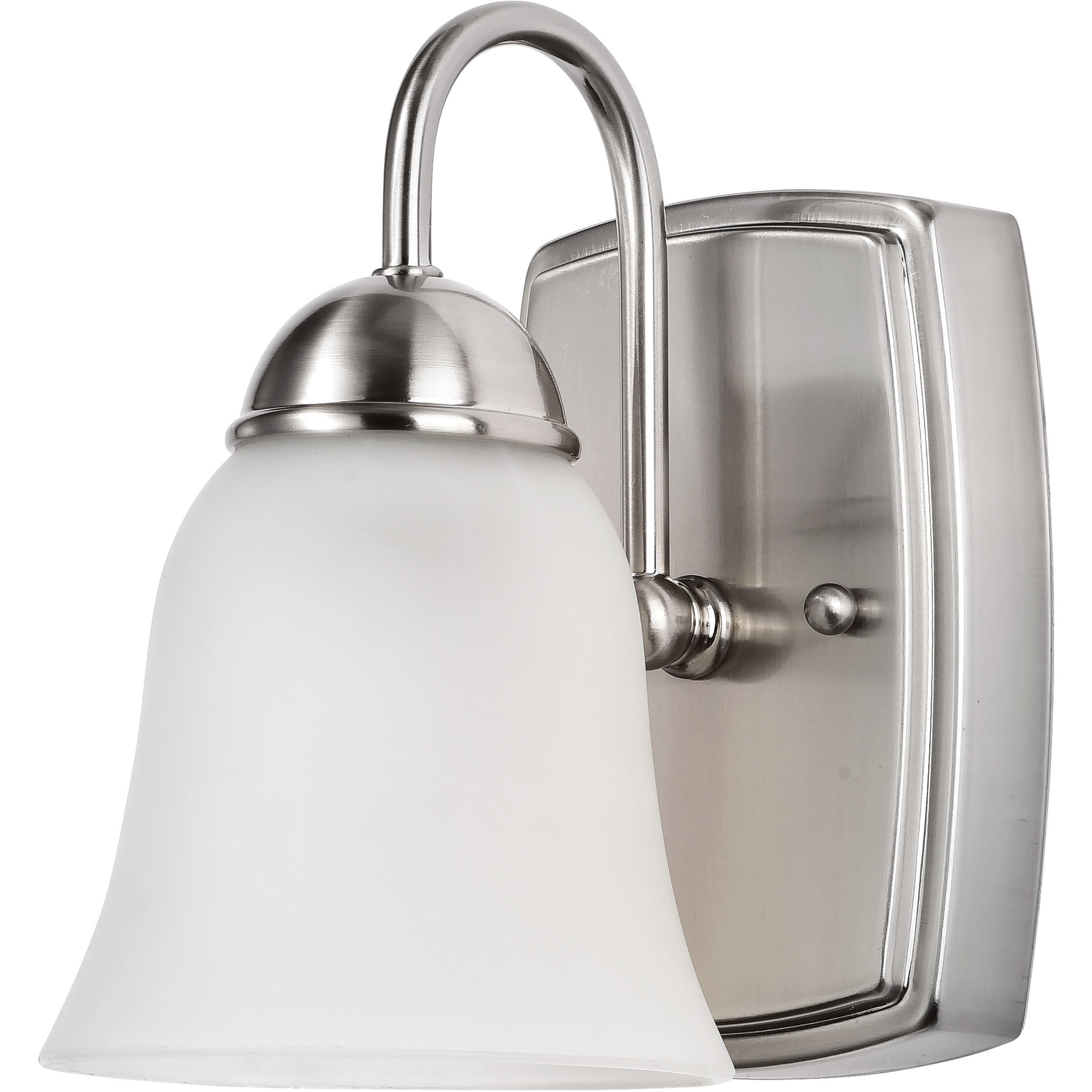 Brentwood LED 7 inch Brushed Nickel Wall Mount Wall Light