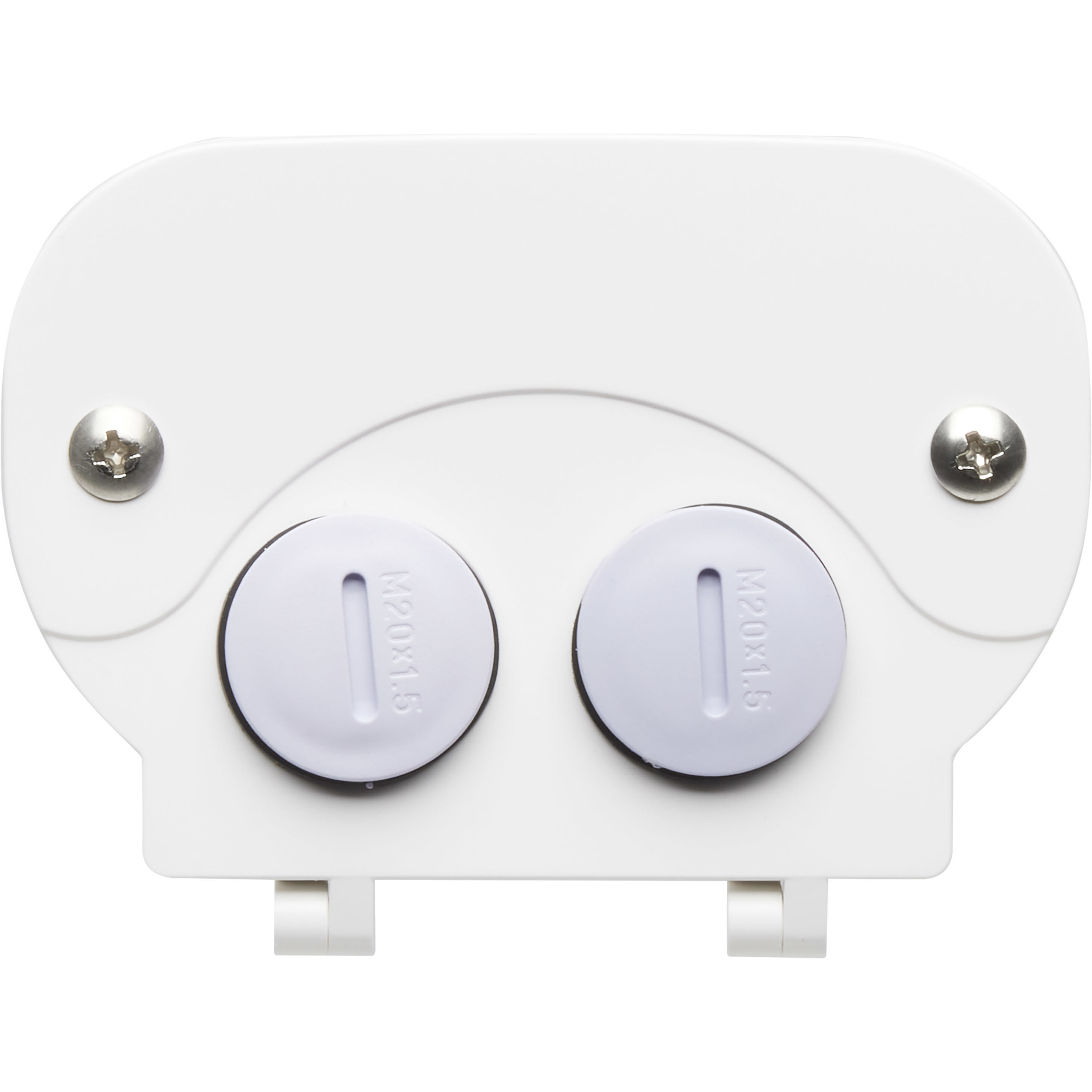 Brentwood LED 3.11 inch White and Gray Wall Pack