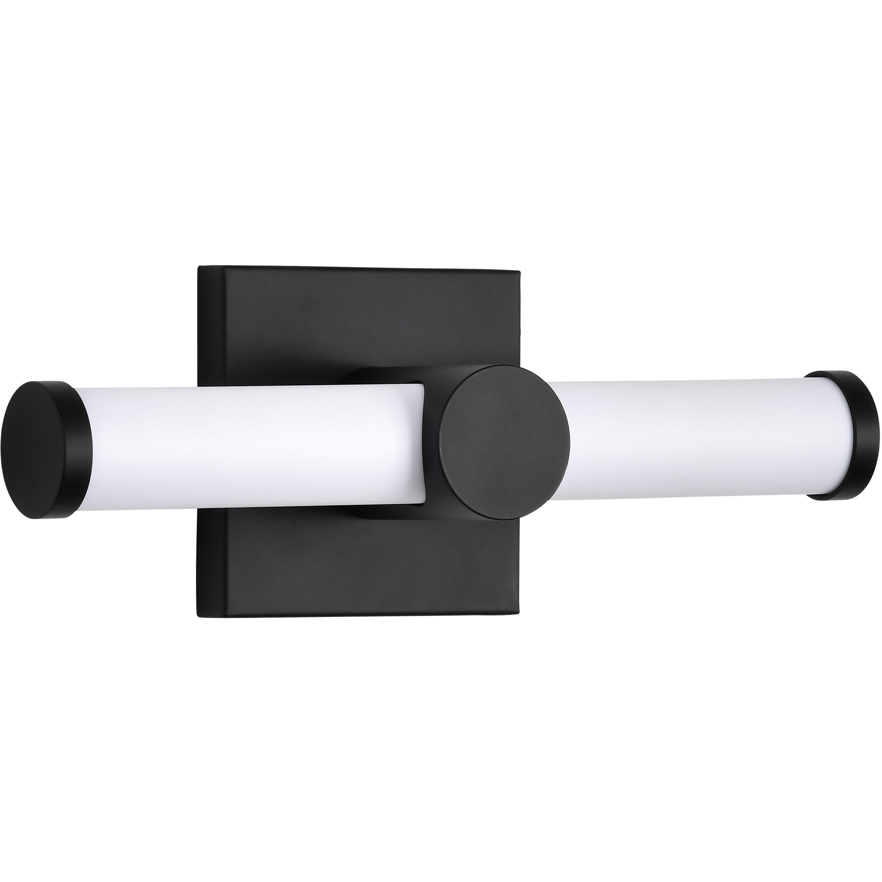 Bowman LED 12 inch Matte Black Vanity Light Wall Light