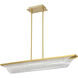 Idris LED 6.25 inch Vintage Brass Pendant Ceiling Light
