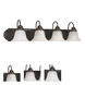 Ballerina 4 Light 30 inch Old Bronze Vanity Light Wall Light