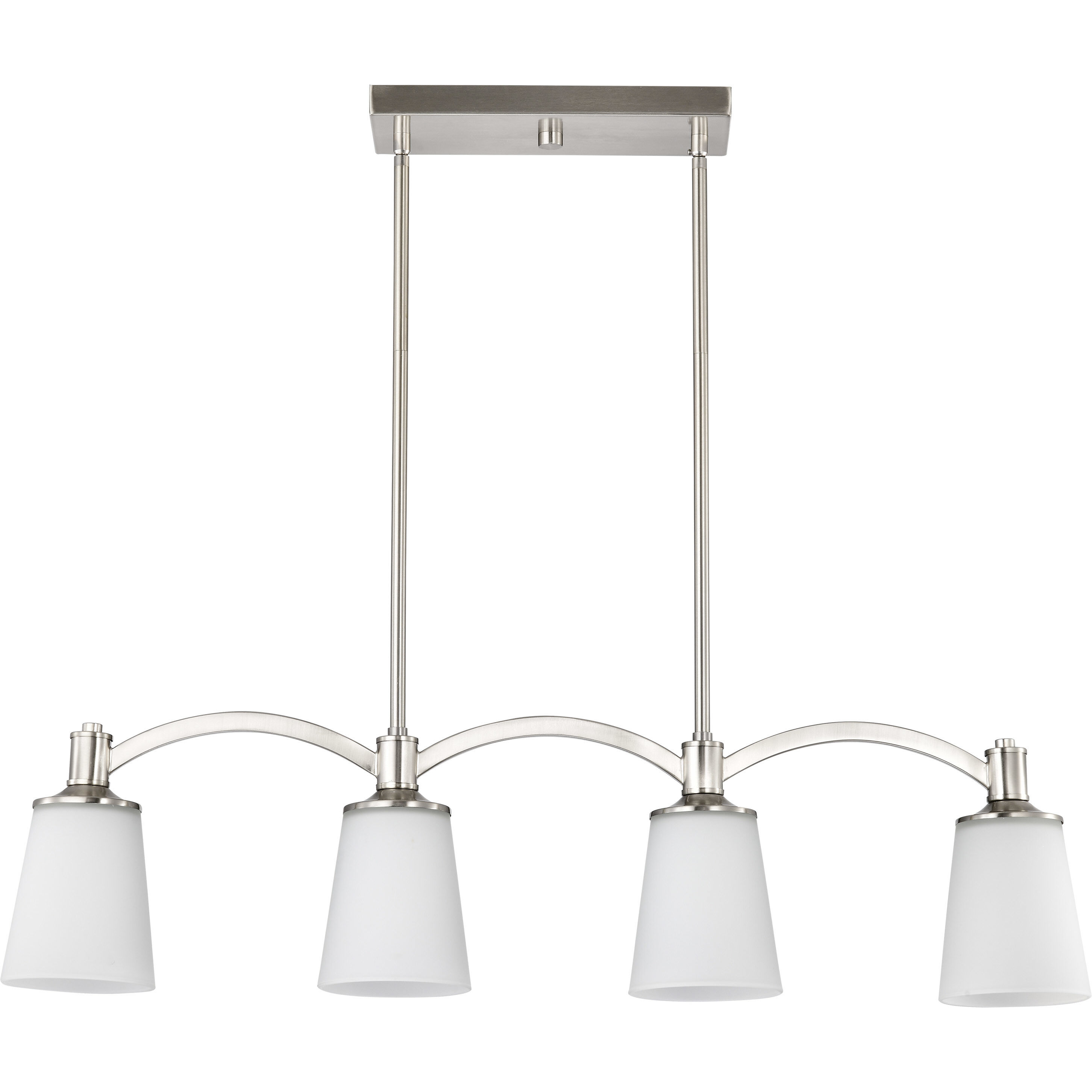 Laguna 4 Light 33 inch Brushed Nickel Island Pendant Ceiling Light