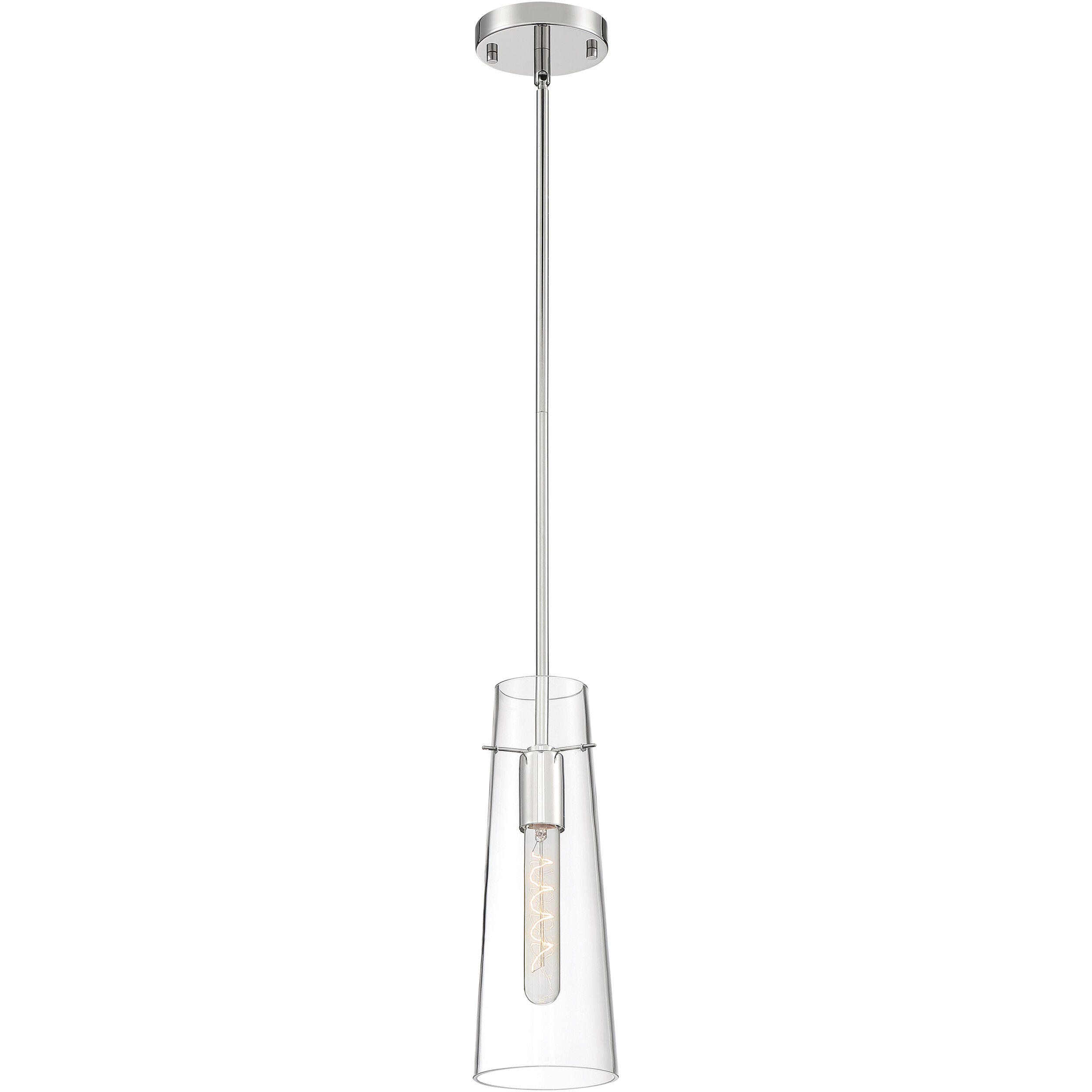 Alondra 1 Light 4 inch Polished Nickel Pendant Ceiling Light