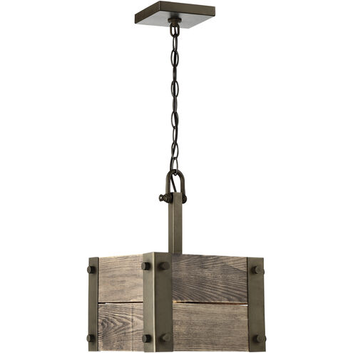 Winchester 1 Light 10.75 inch Bronze Mini Pendant Ceiling Light